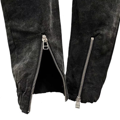 Military Drawstring Zip Cargo Trousers Fashion