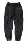 Military Drawstring Zip Cargo Trousers Fashion